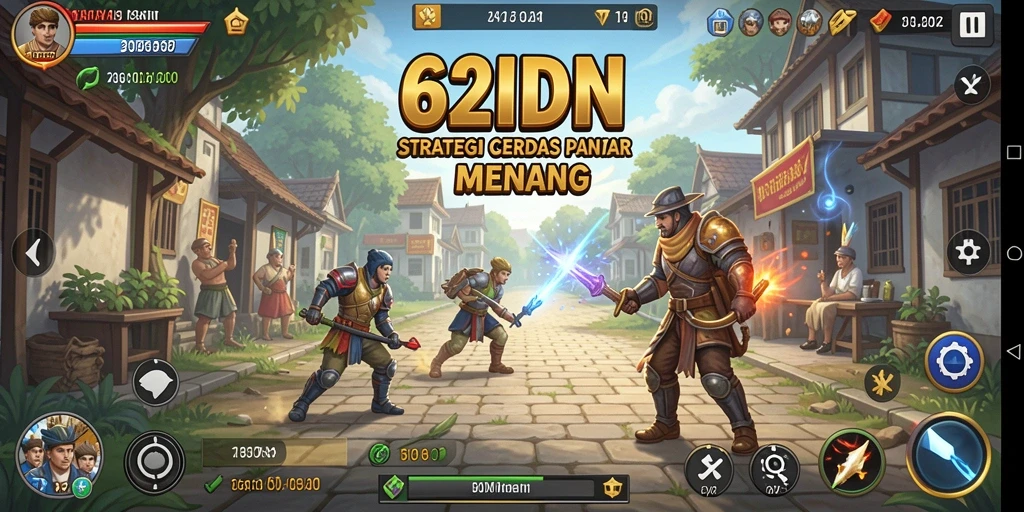 Screenshot gameplay 62IDN menampilkan aksi strategi yang mendebarkan.