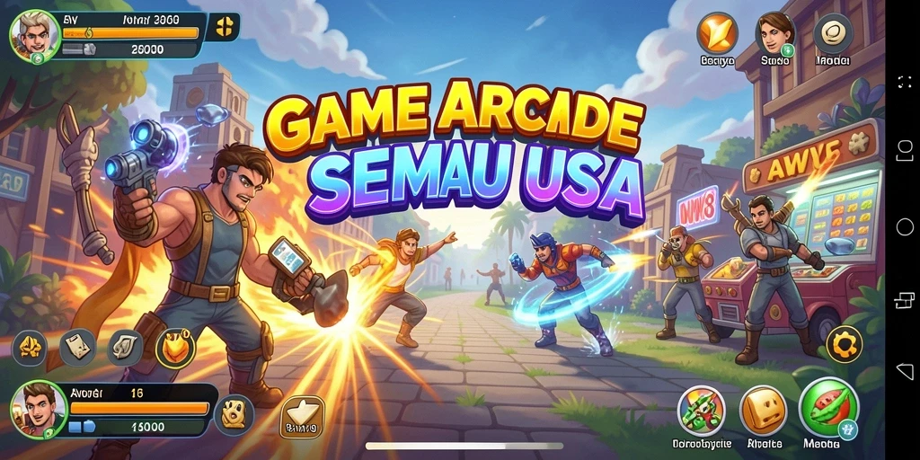 Screenshot menunjukkan gameplay seru dari AW8 yang penuh tantangan.