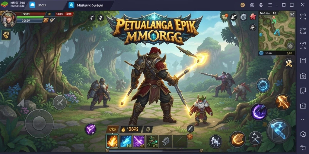 Tangkapan layar dari gameplay seru dan interaktif dalam INS55.