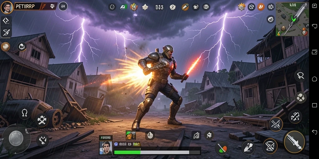 Screenshot utama menunjukkan gameplay mendalam PETIRRP yang menarik.