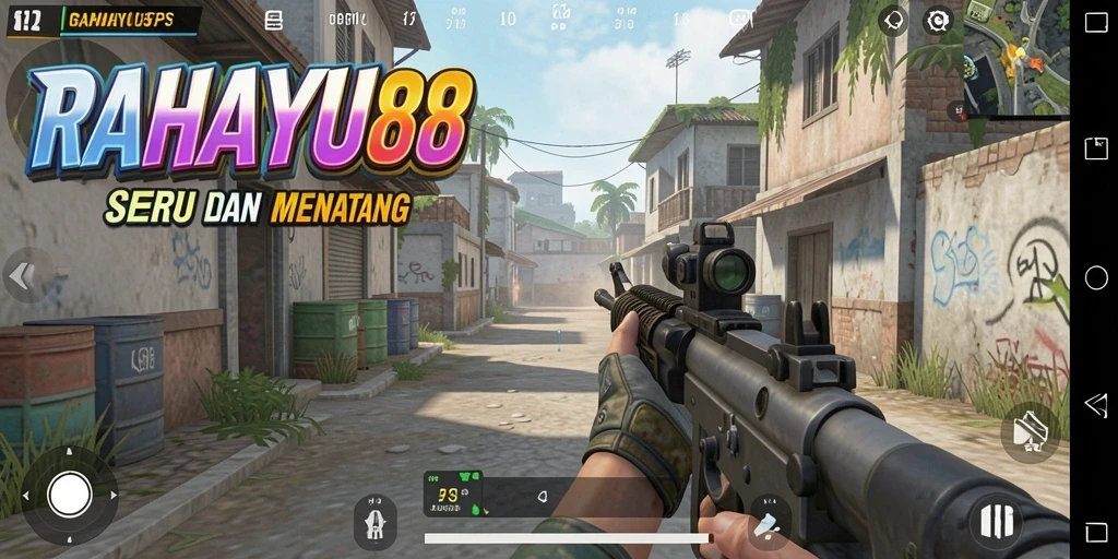 Tangkapan layar gameplay RAHAYU88 yang menampilkan aksi menembak seru.