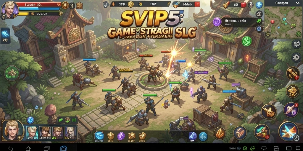 Gameplay seru di SVIP5 dengan berbagai strategi SLG.