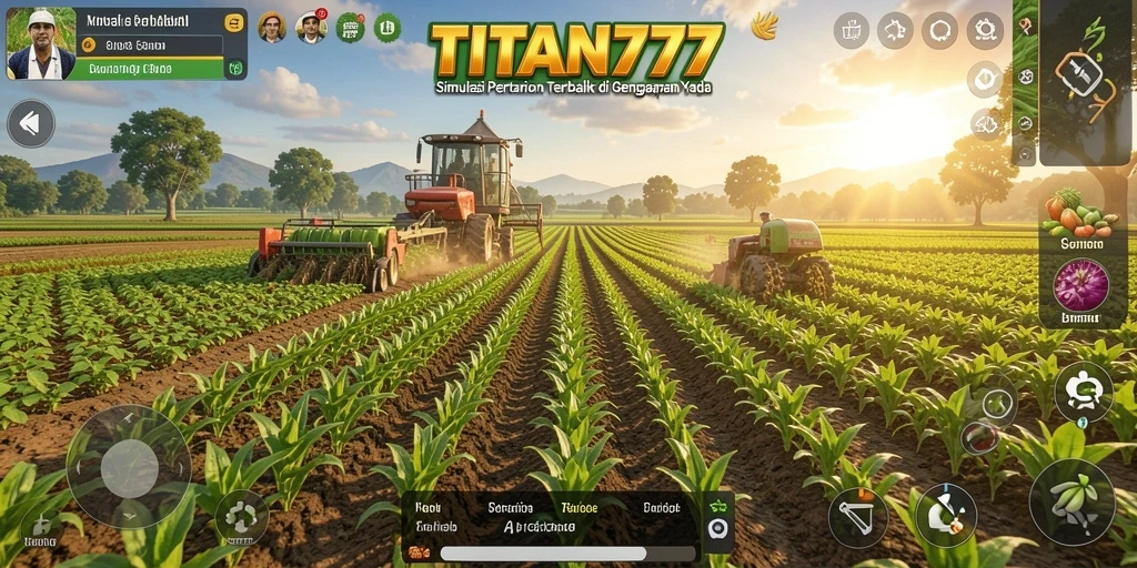 Tampilan gameplay menarik saat berkebun dan merawat tanaman.